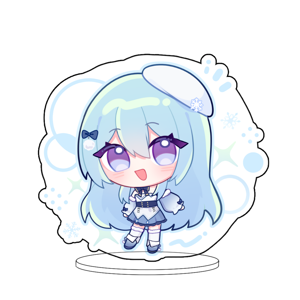 SnowyBlueBell "Globe" Standee