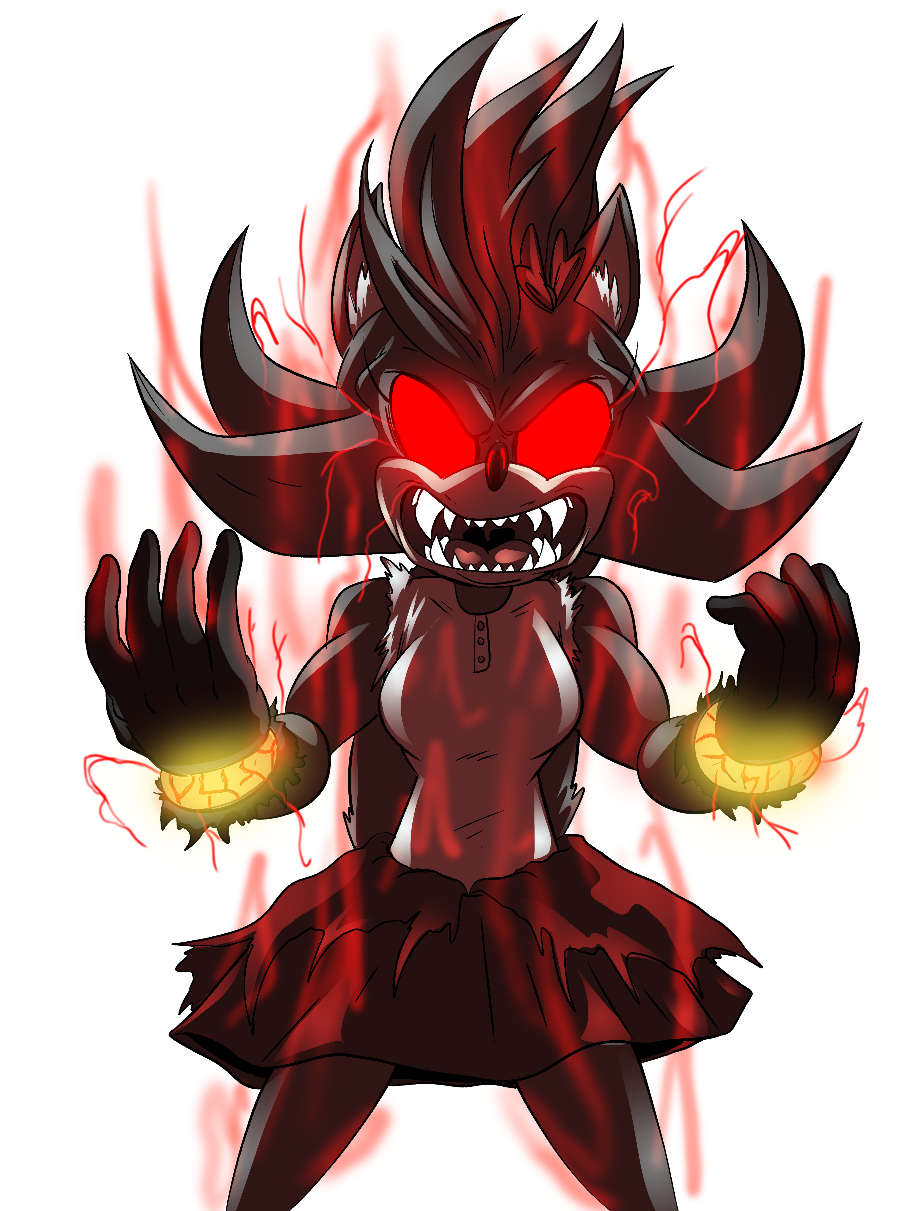 Lunar T. Wolf "Rage" Standee