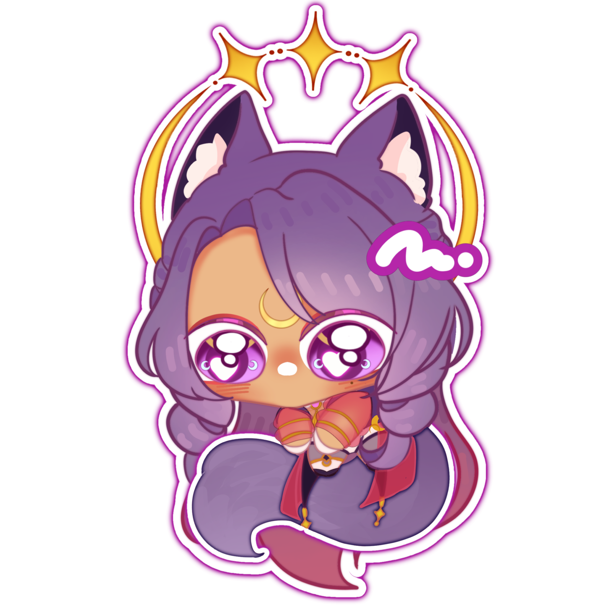 MoondustLeo "Dangling" Acrylic Keychain