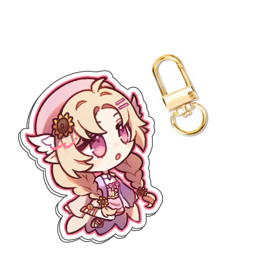 MomoMorning "Floating" Keychain