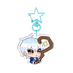 Azure Aetherium Keychain
