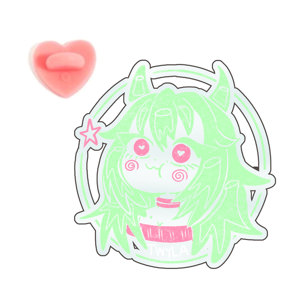 TwylaStyx "Stamp" Acrylic Pin