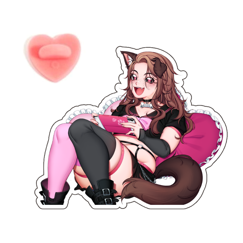 KittenTay "Gaming" Acrylic Pin