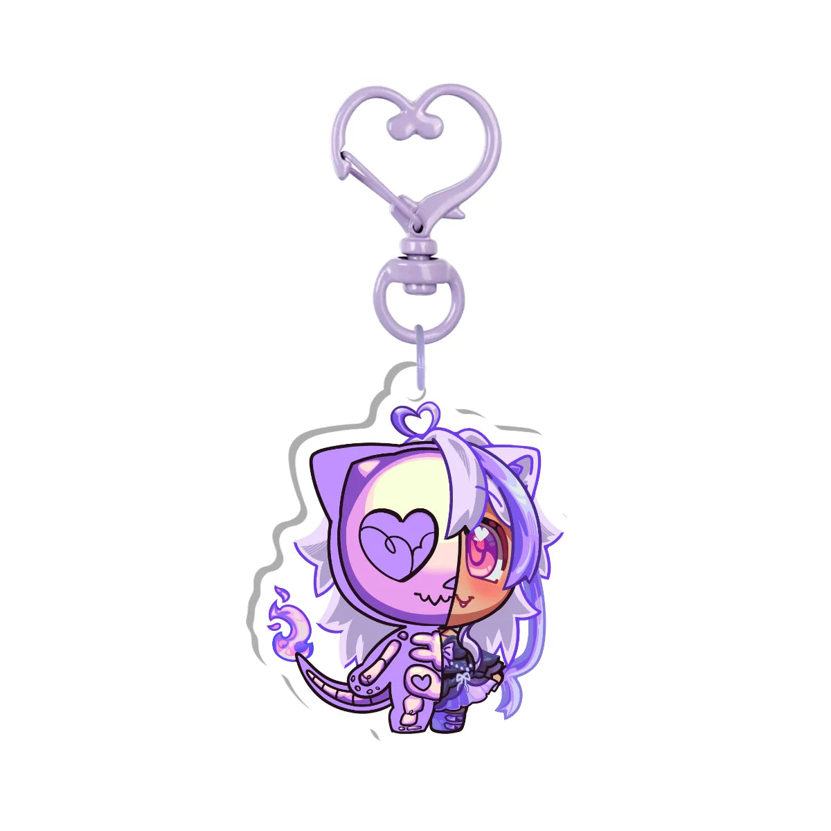 Jobooki "Skeletal Chibi" Keychain