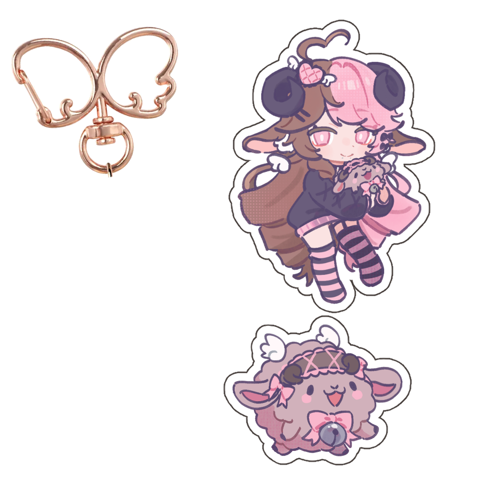 Yumeko Fae "Chocolate" Dangling Keychain