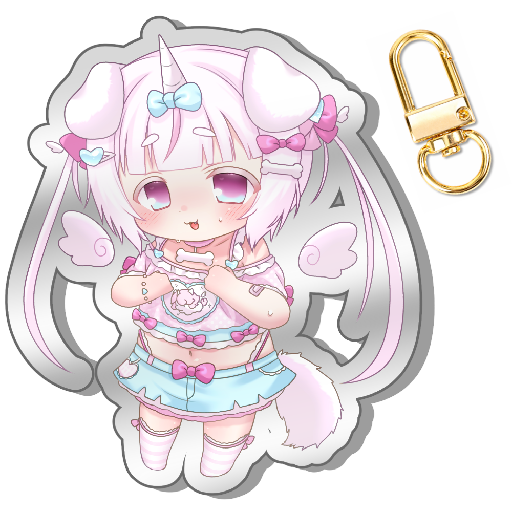 Cutecore Unipuppy Chibi Keychain