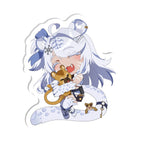SnowieSmilodon Acrylic Pin