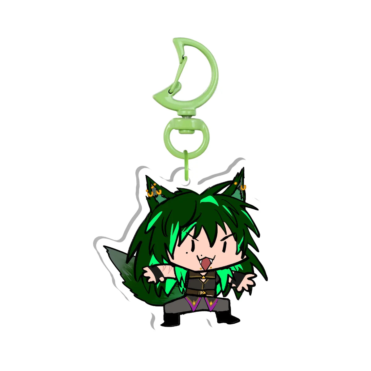 Eva Artblock "Gremlin Energy" Keychain
