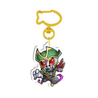 Masked Pirate Geist "Punch Back" Keychain