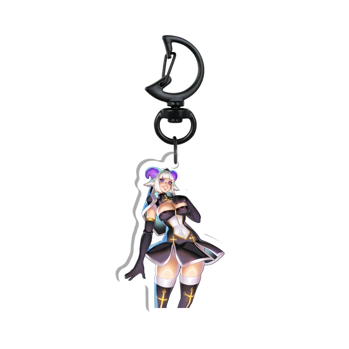 LIMITED Bobamai "Nun's Delight" Keychain