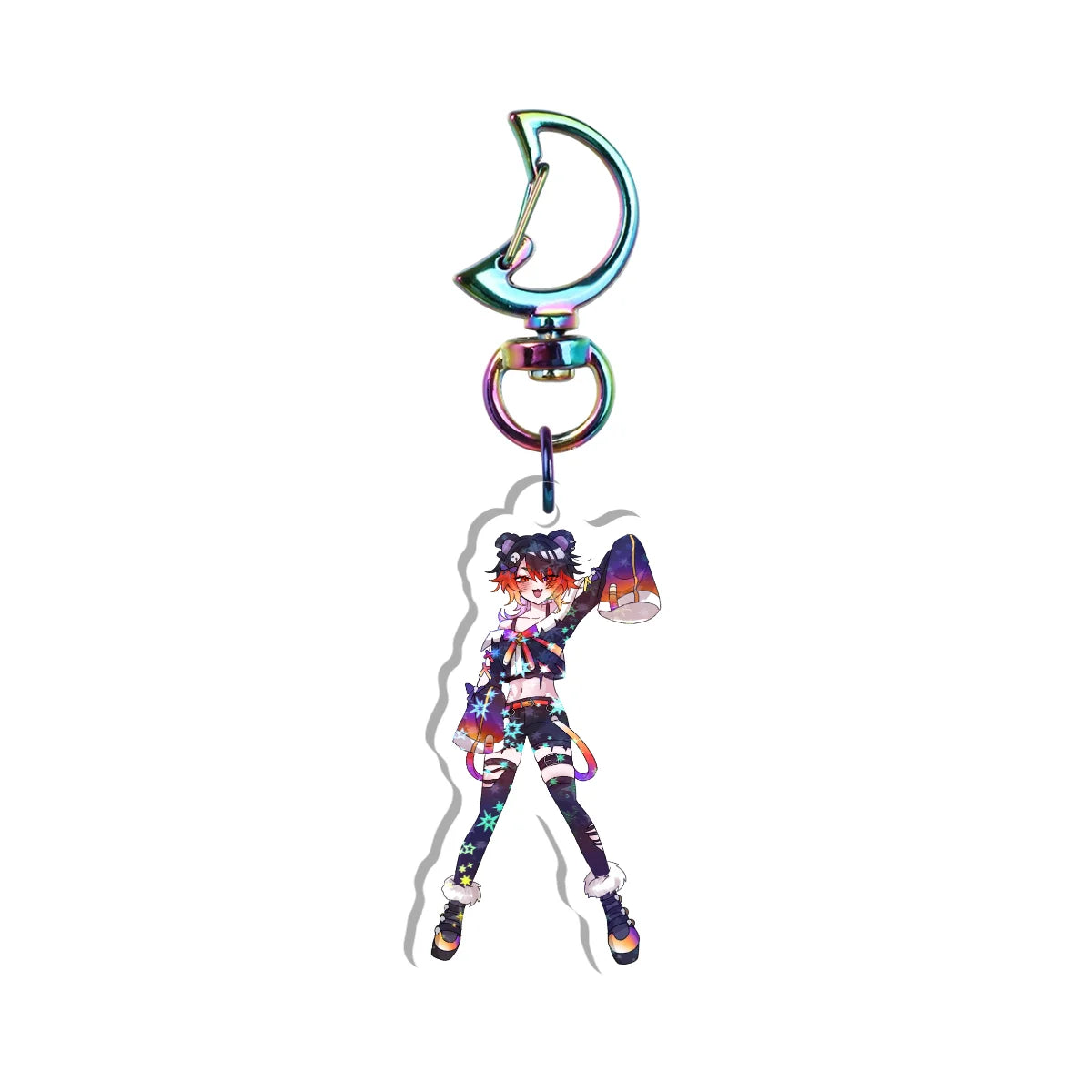 TakeVT "Confident Pose" Holographic Keychain