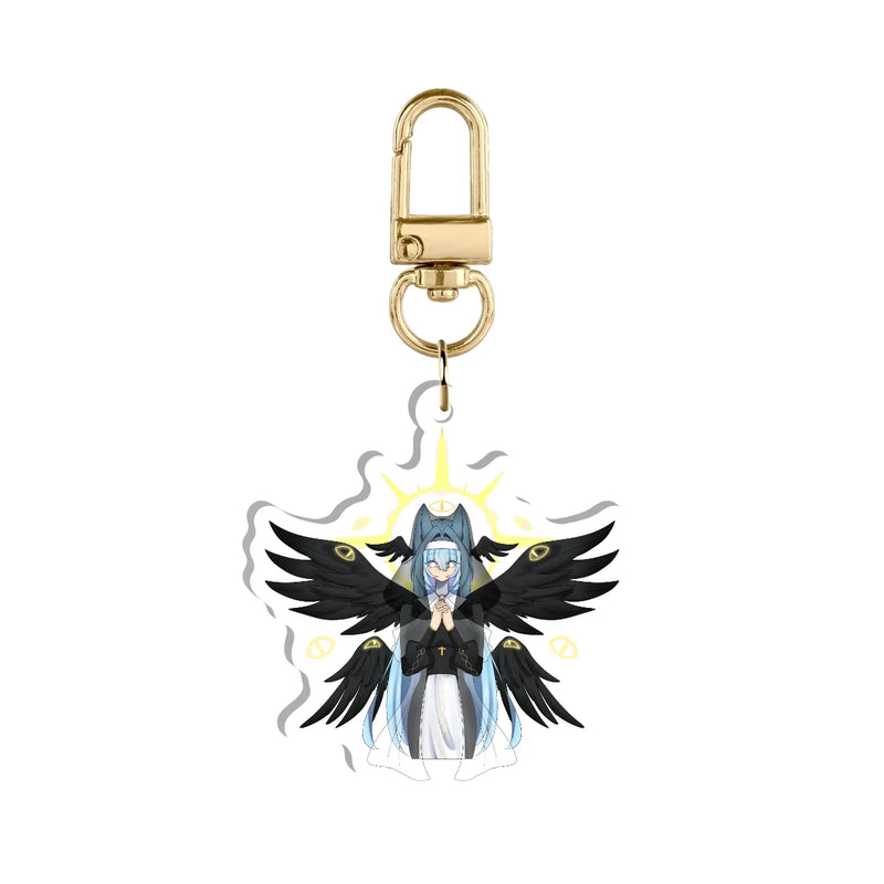 Whisp "Winged Nun" Keychain