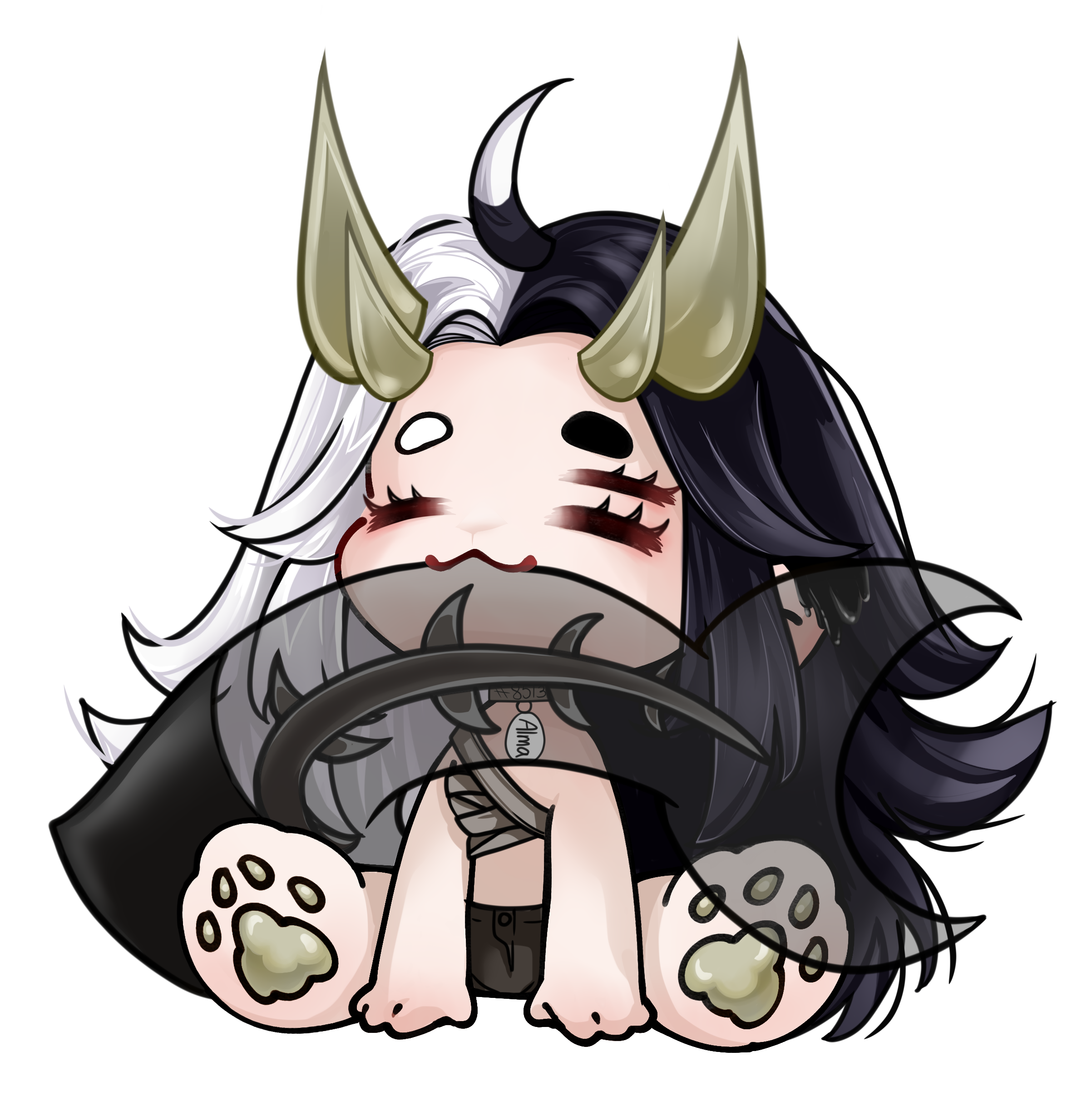 Alma Amaru Chibi Acrylic Pin