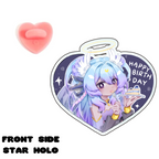 echosofferra "Happy Birthday" Holographic Pin