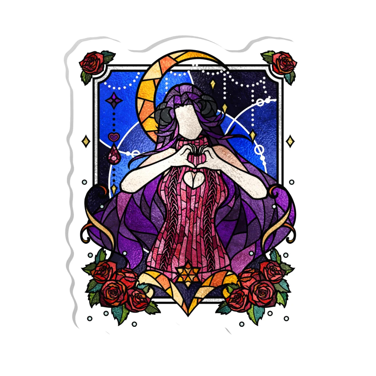 Angelica "Stained Glass" Pin