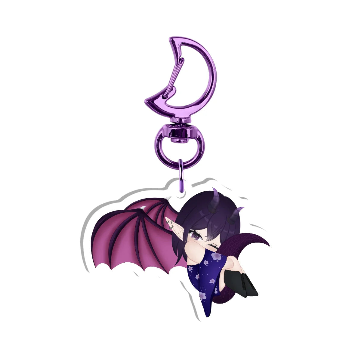sakurawitchvt "Floating Cuddle" Keychain