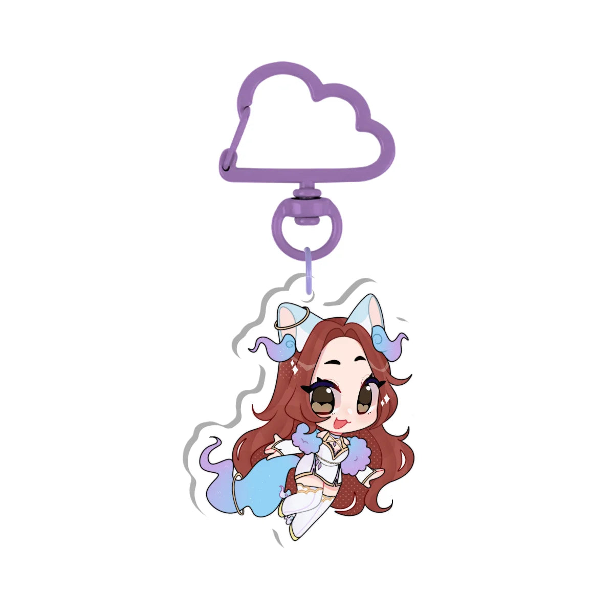 bluenovavtuber "Chibi" Keychain