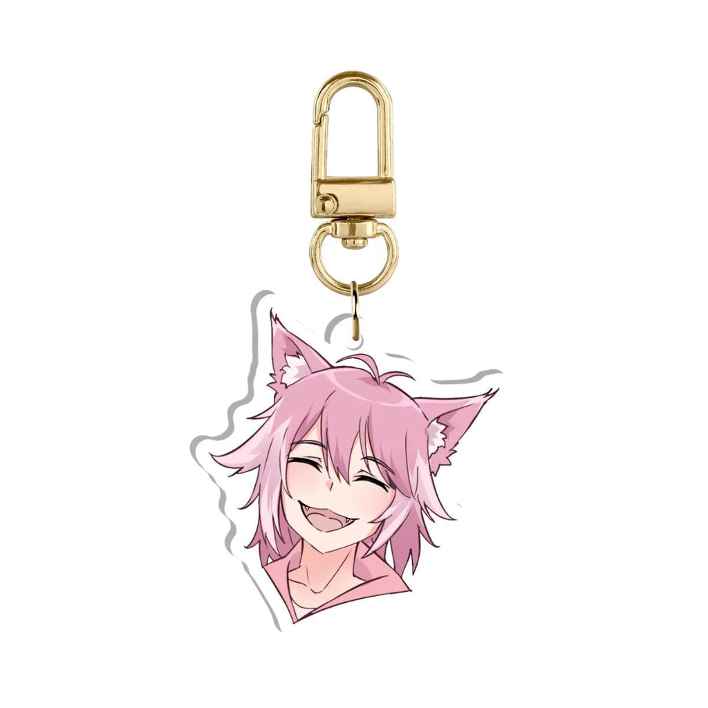 cabbytat "Smile" Keychain - KatDragonz