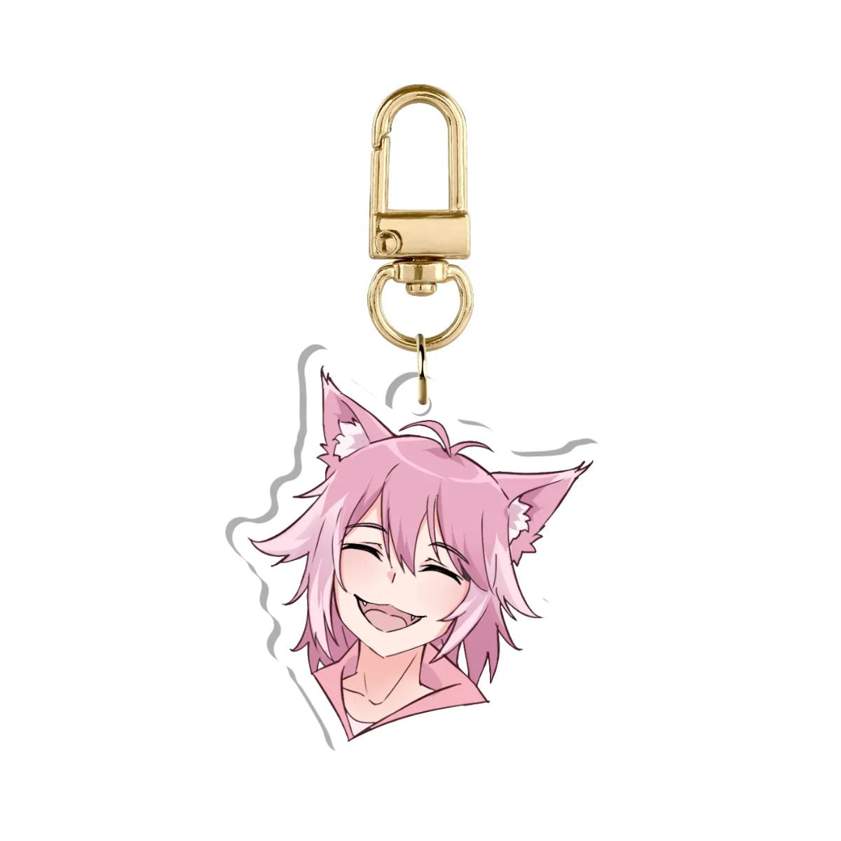 cabbytat "Smile" Keychain - KatDragonz