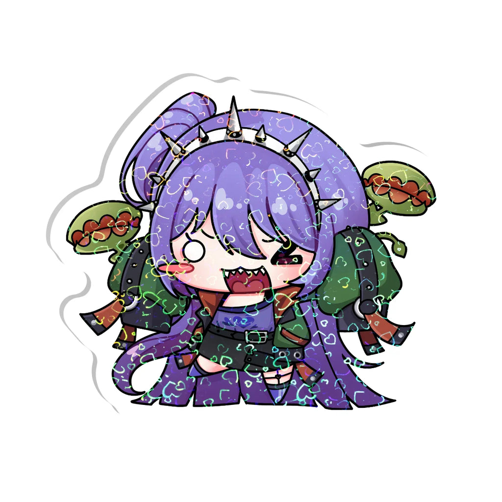 Rosaveilplants "Chibi" Holographic Pin