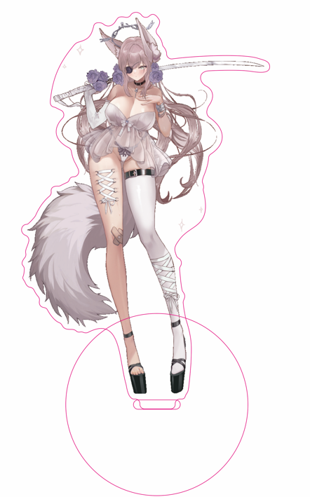 Canin Rose "Exquisite Sword" Standee
