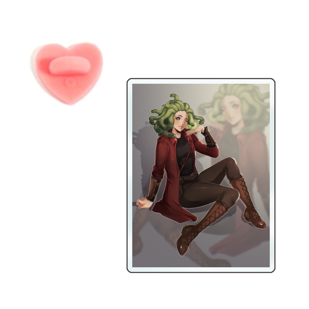 CuriousCorvus.EXE "Enyo Pinup" Pin