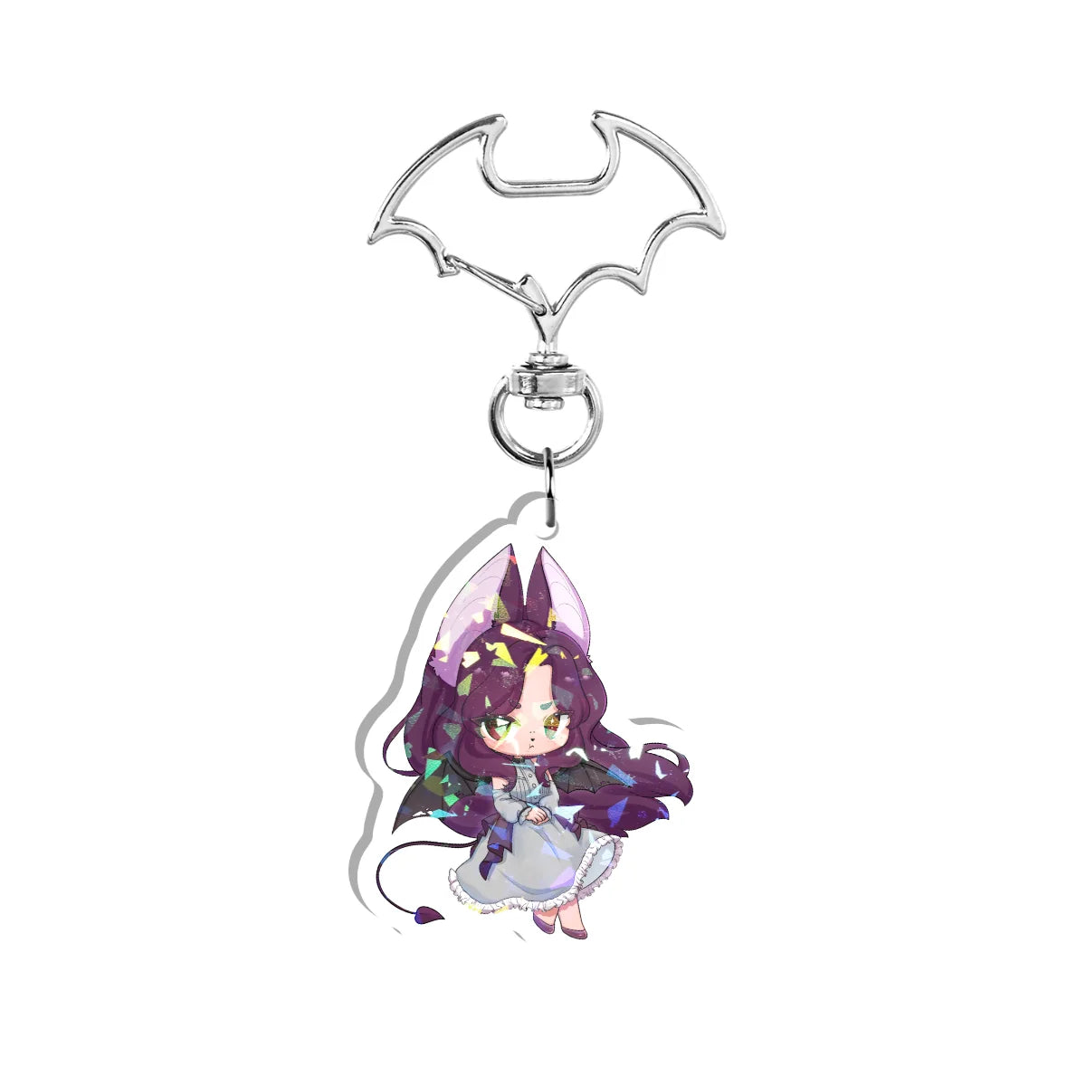 DeathDaisies "Chibi" Holographic Keychain