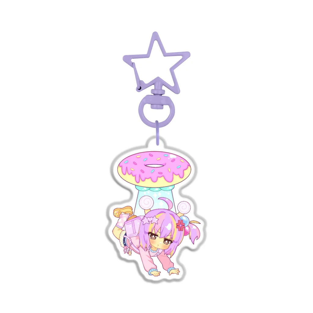 punipunibug "Donut Drop" Holographic Keychain