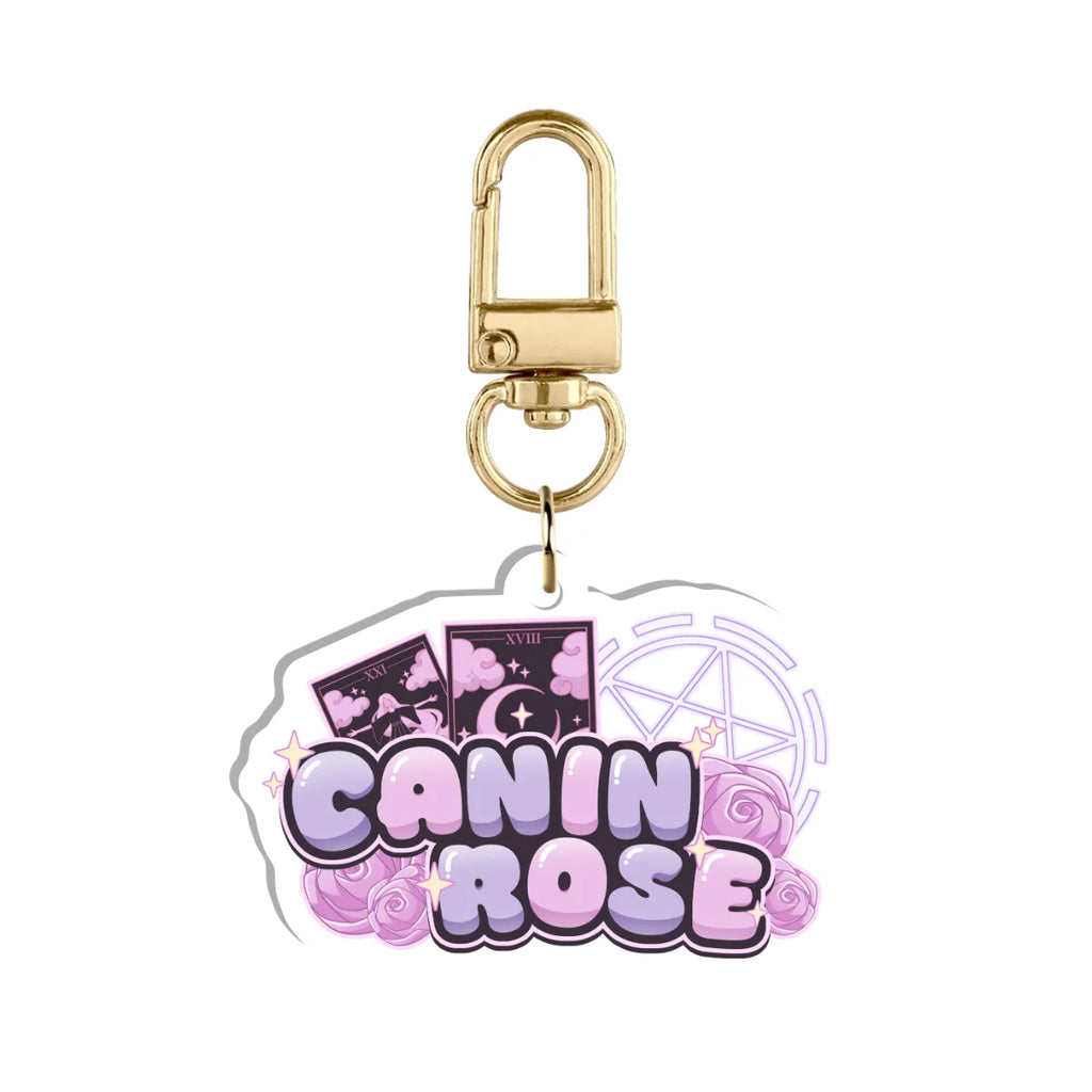Canin Rose "Logo" Keychain