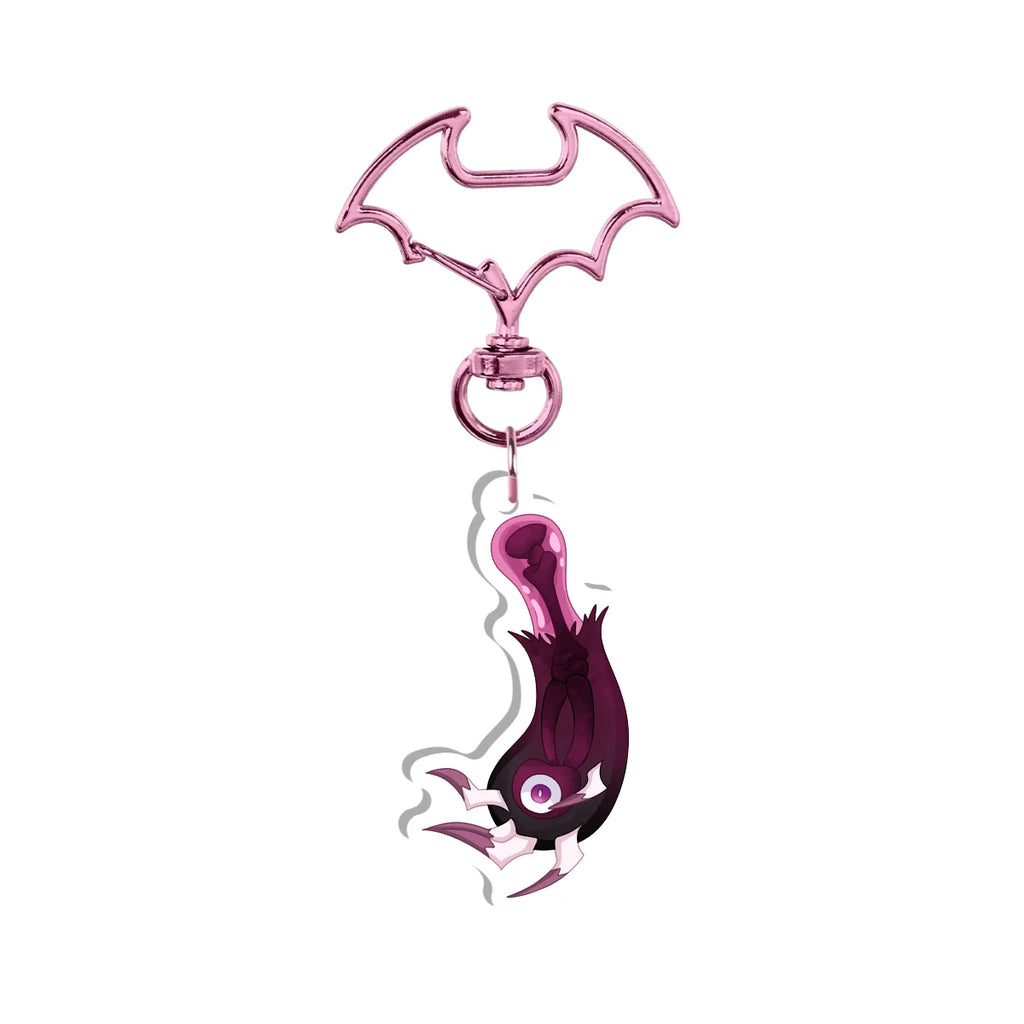 66grimdemise66 "Clawed Hand" Front-Side Star Holographic Keychain