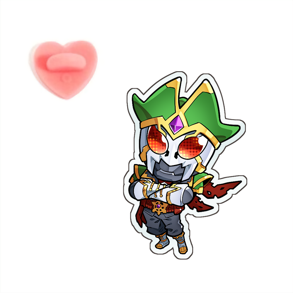 Masked Pirate Geist "Proud Pose" Pin