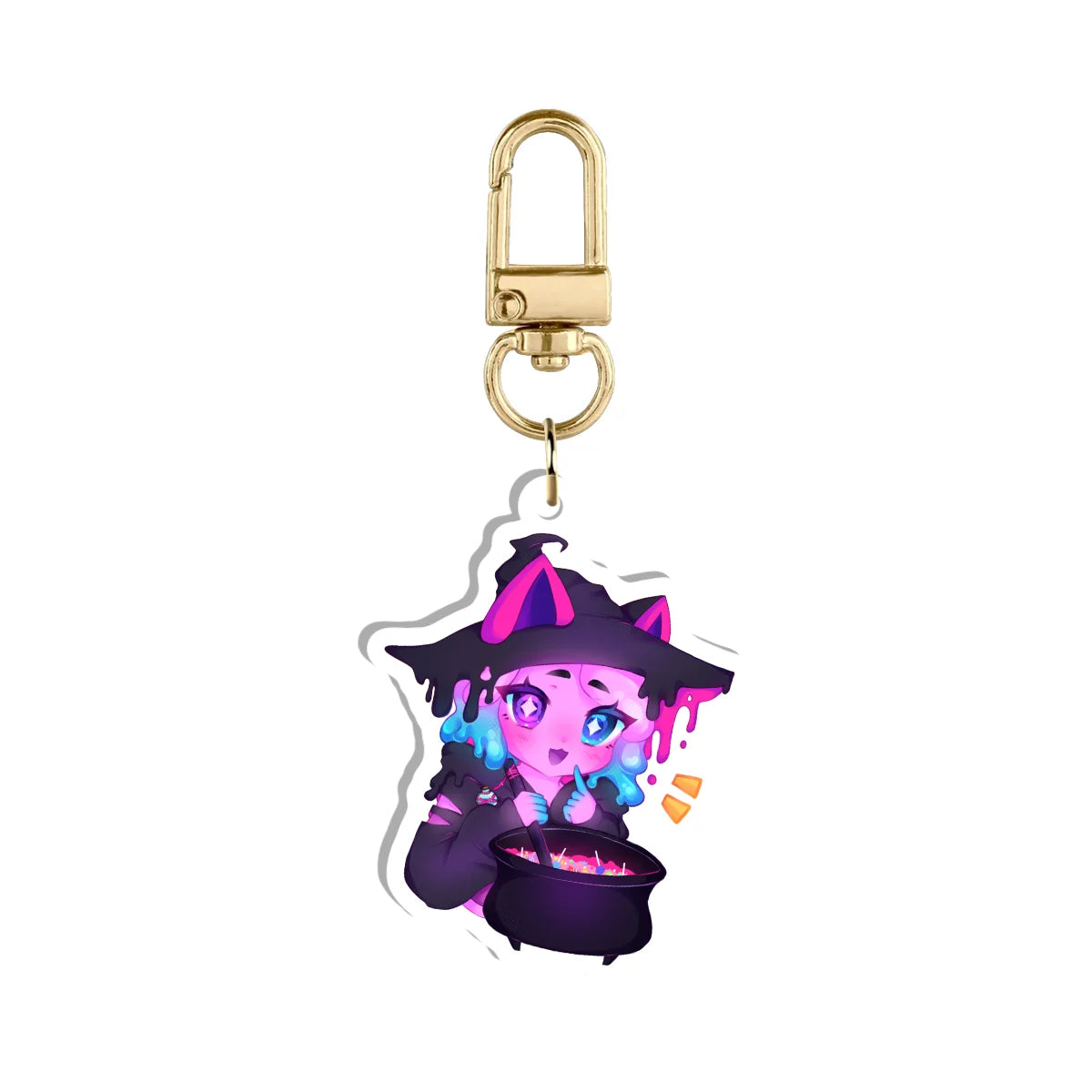 Sour Slimes "Let Her Cook" Keychain