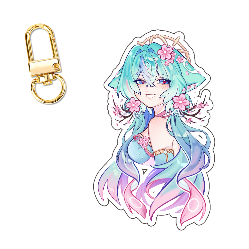 Eggie Weggie "Smile Portrait" Keychain