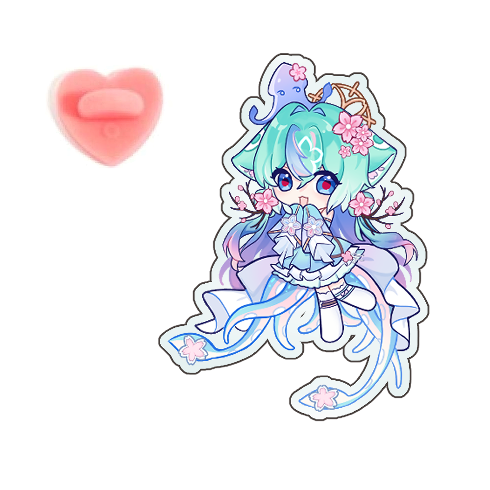 Eggie Weggie "Smol Cheeb" Acrylic Pin