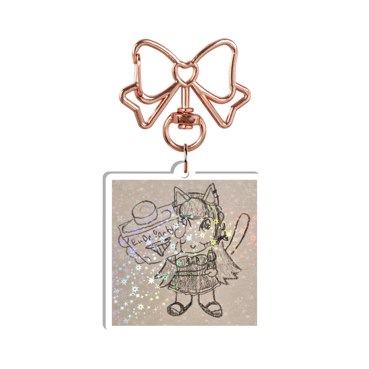 Salem Purrcy Holographic Keychain