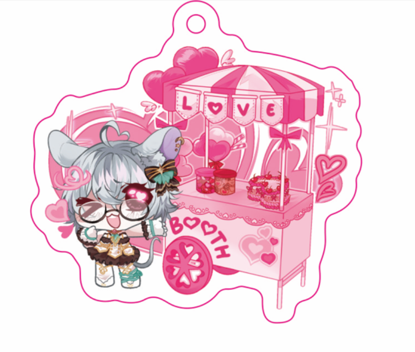 Lovebooth Falivana Keychain