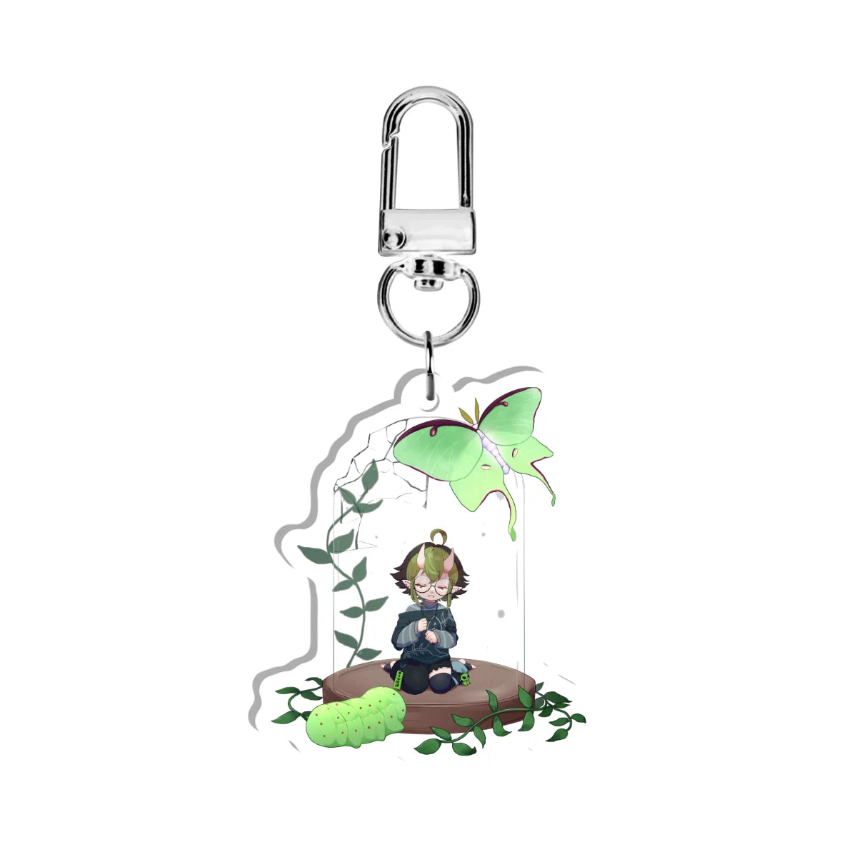 chromuro "Caged in Glass" Keychain