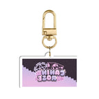 Canin Rose "Logo with Background" Keychain