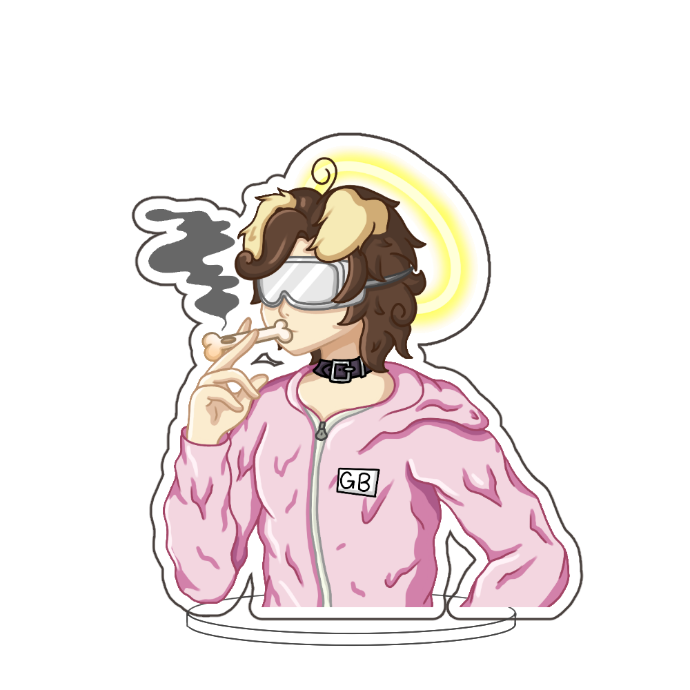 Goldie Himaroo "Smoked" Standee