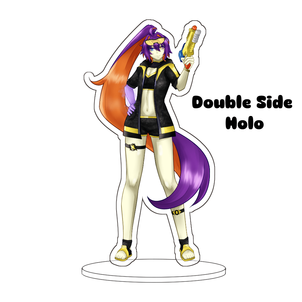 AstraRaksell "Summer Fit" Holographic Acrylic Standee - KatDragonz