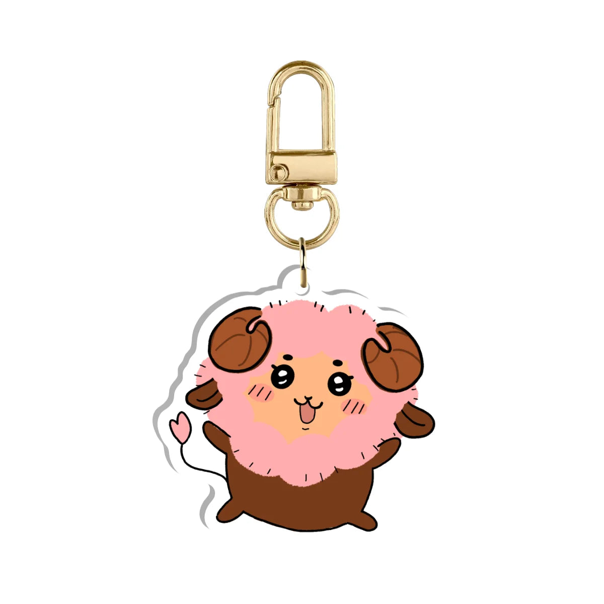 PeachPelle "Fluff" Keychain