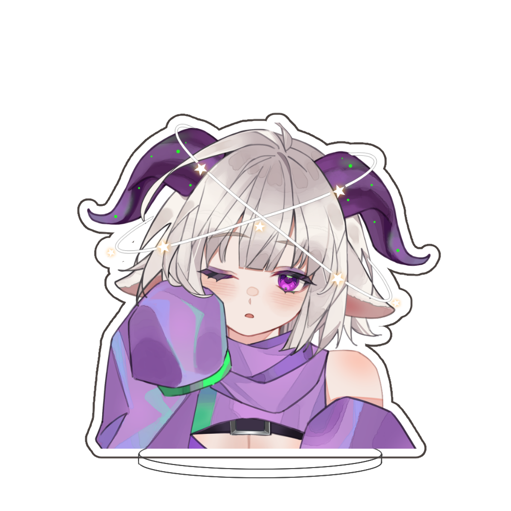 Bobamai "Sleepy Eye Rub" Standee