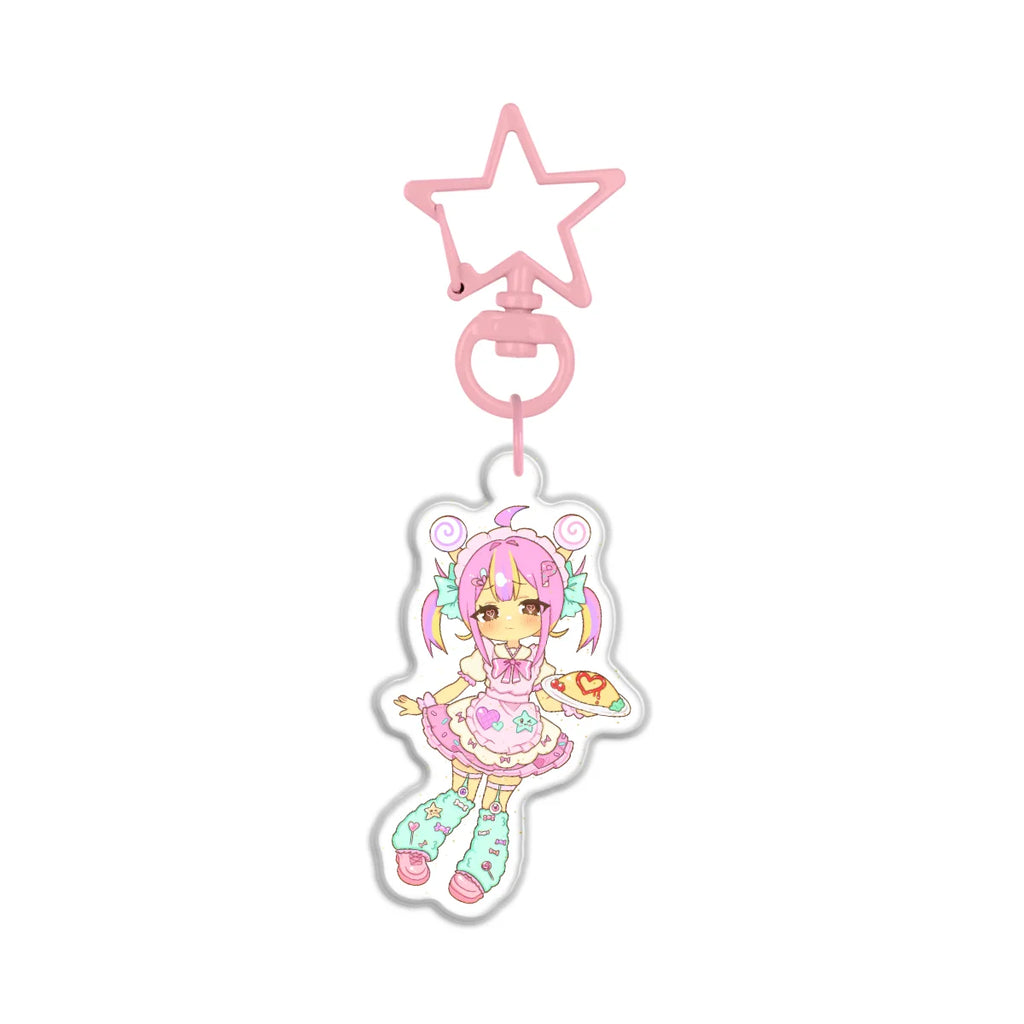 punipunibug "Omurice Love" Holographic Keychain
