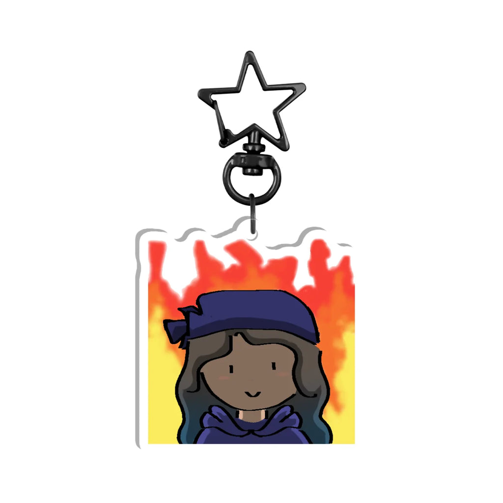 Eliasmacmi "This is Fine" Keychain