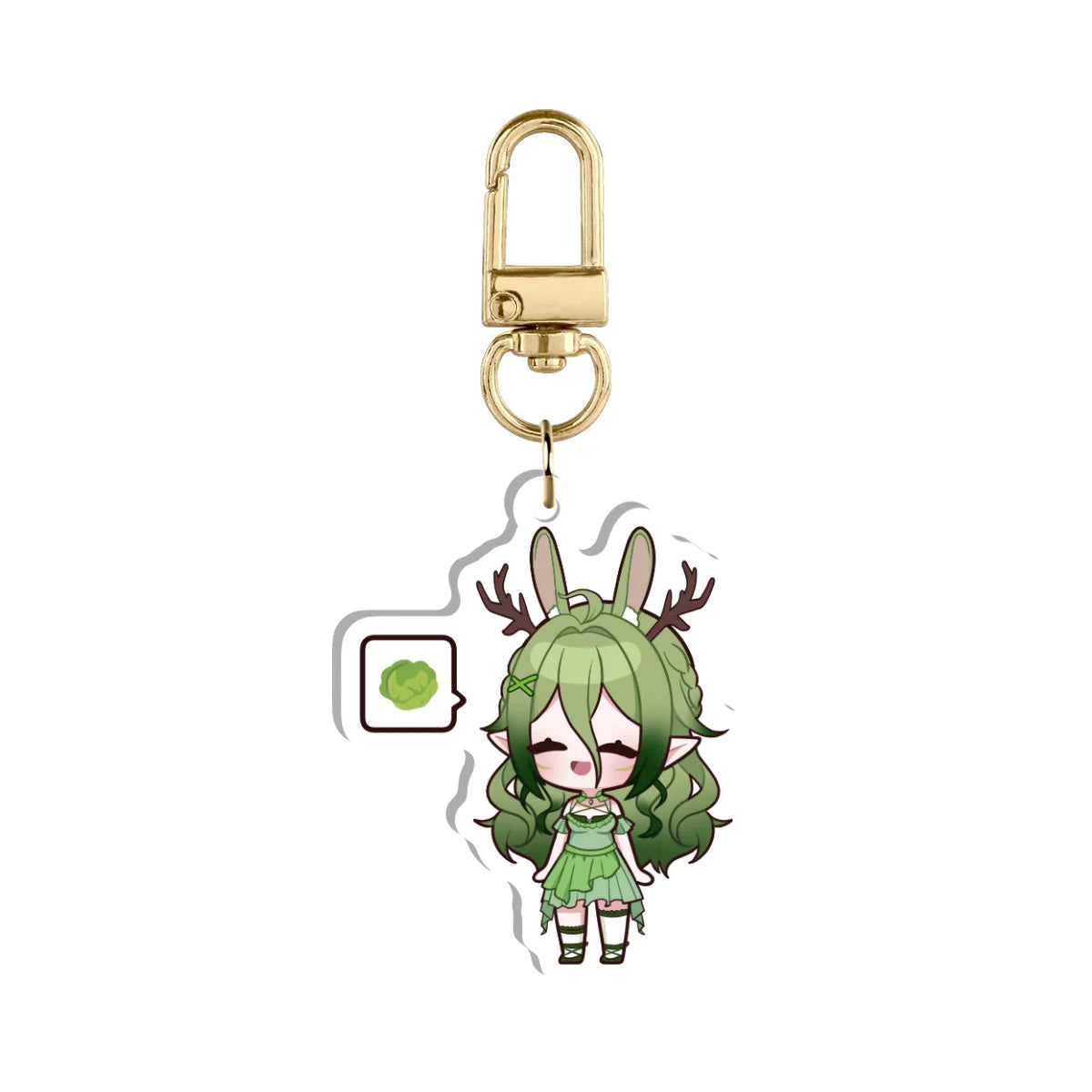 Lettuce "Lettuce Chatter" Keychain