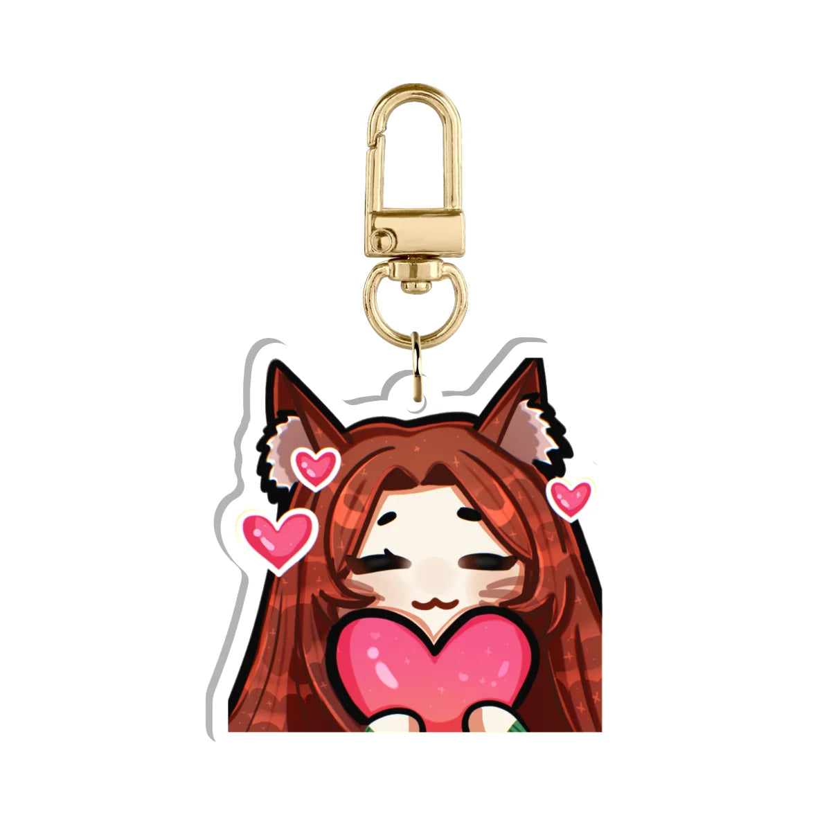 Lady Kiara Rose "Heart" Keychain