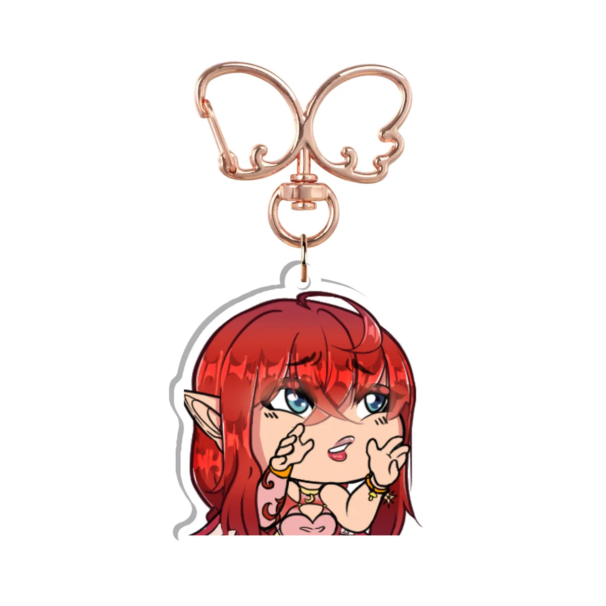 anna_firesprite "Grabby Hands" Keychain