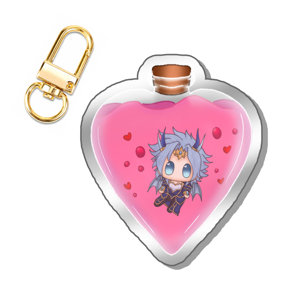 JohnnyTyrant_VT Heart Keychain