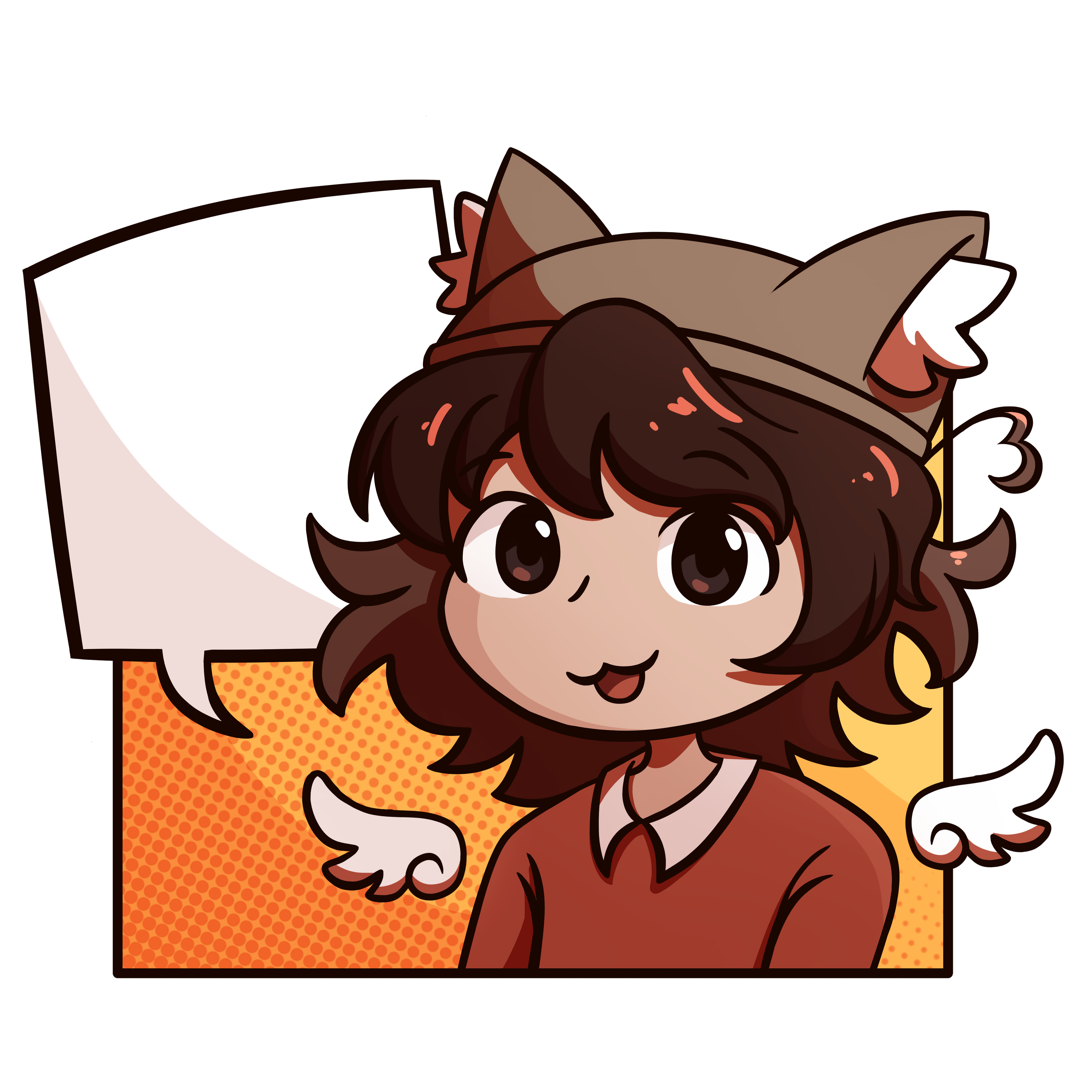 WoofWolf "ChitChat" Keychain