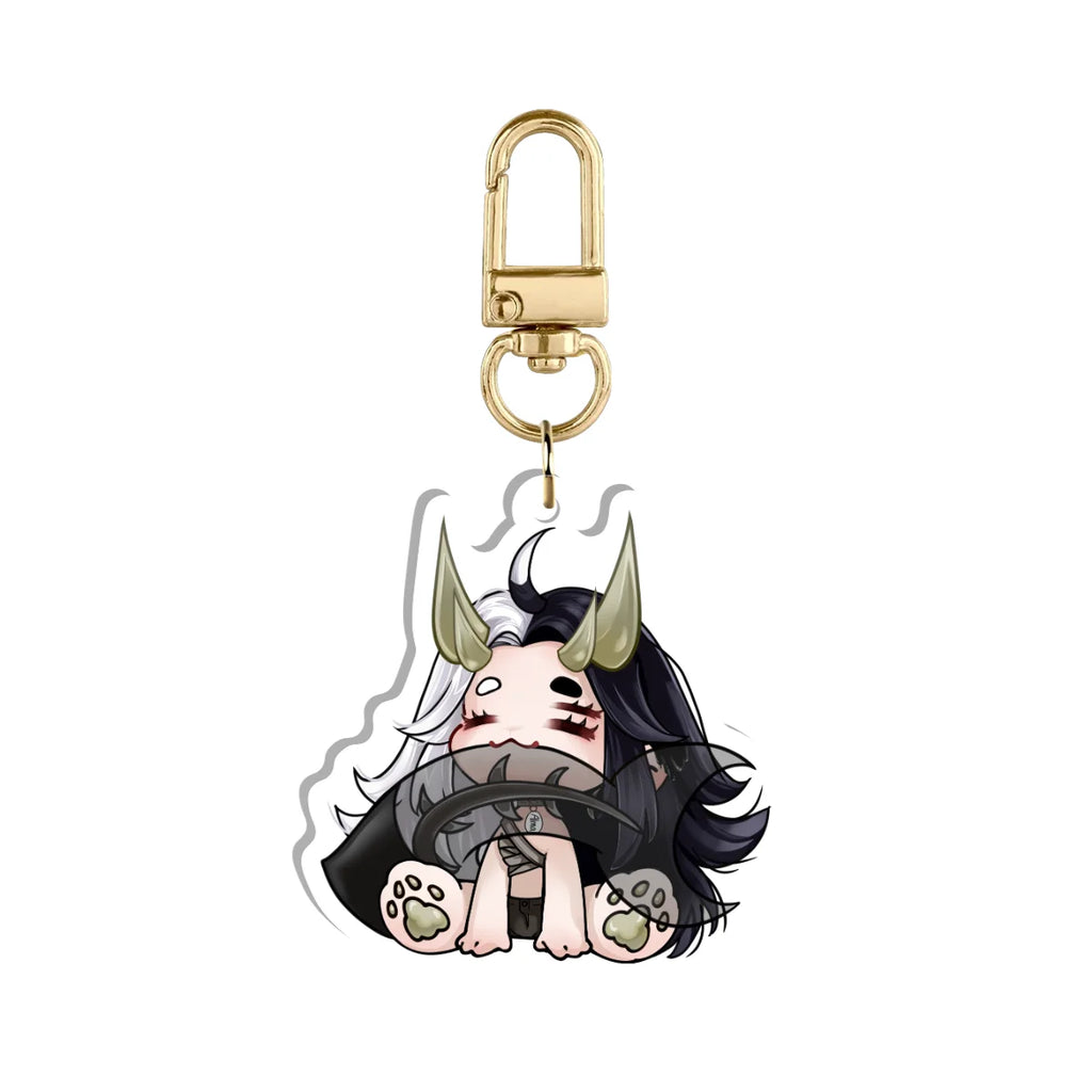 Alma Amaru "Chibi Tail Bite" Keychain